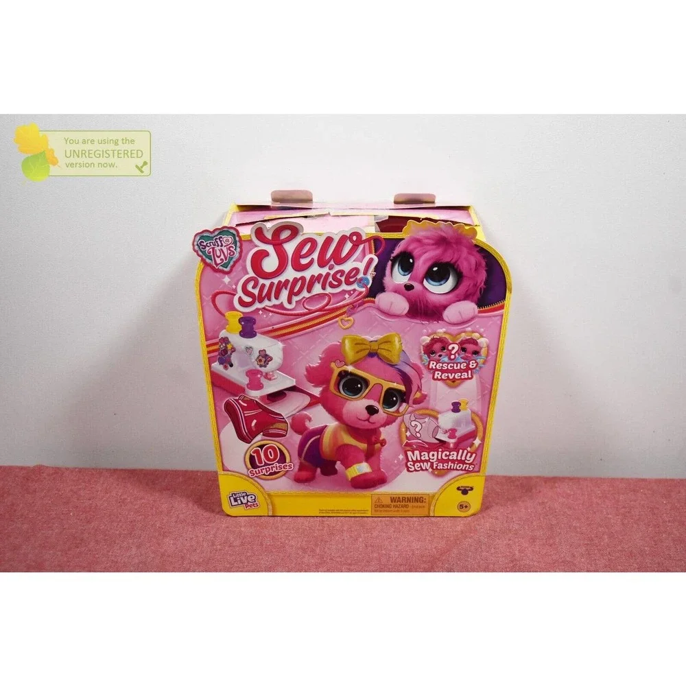 Little Live Pets Scruff-a-Luvs Sew Surprise Fashion Plush - Pink